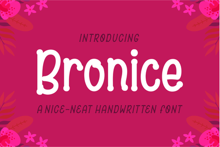 Bronice font